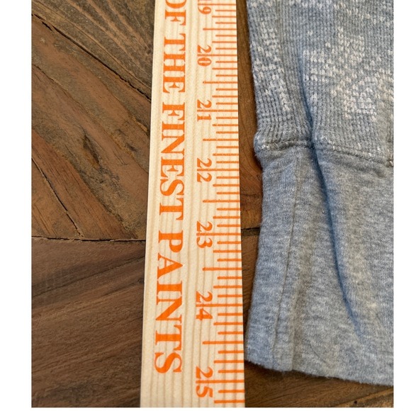 Victorias Secret Gray Waffle Knit Snowflake Fair Isle Pajama Set Henley Medium - Picture 7 of 8